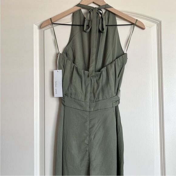 Bishop & Young ▪️NWT▪️ Margot halter jumpsuit ▪️Olive Green ▪️ Small - Picture 8 of 8